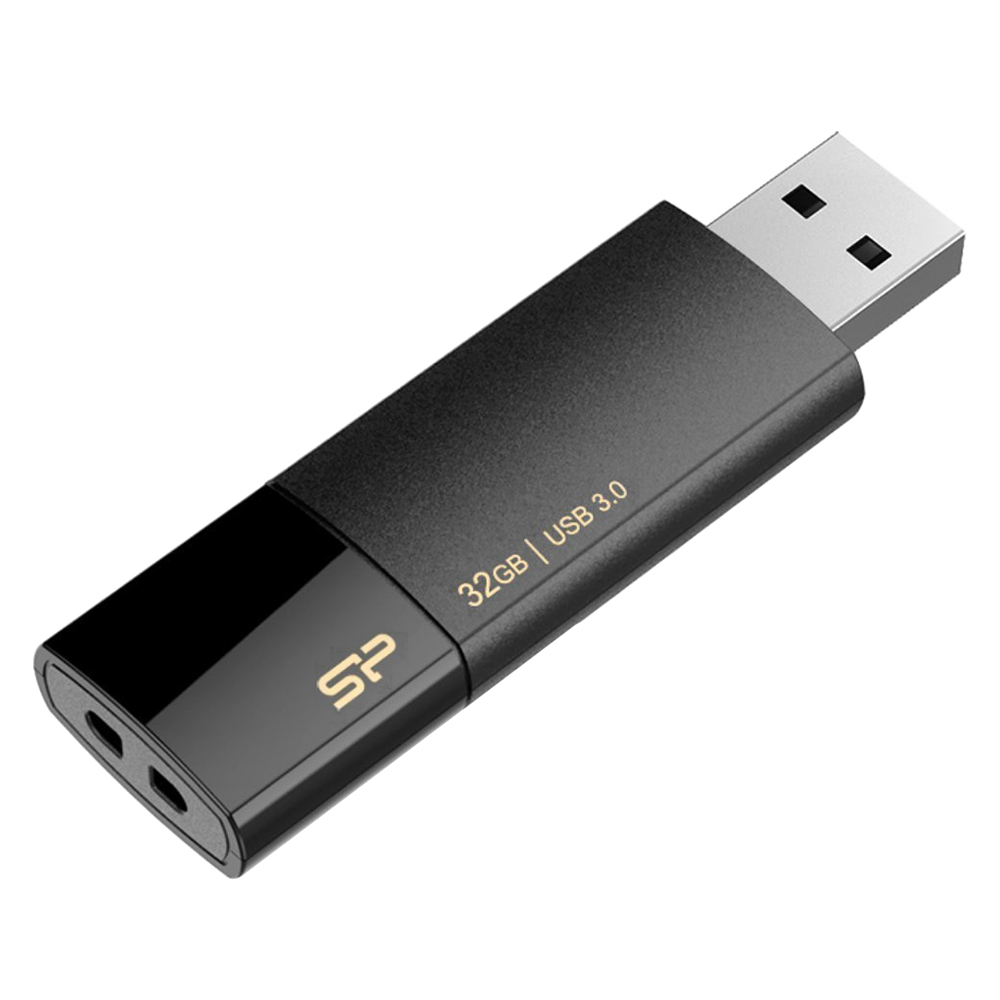 USB Silicon Power Touch B05 Đen 32GB - USB 3.0 - Hàng Chính Hãng